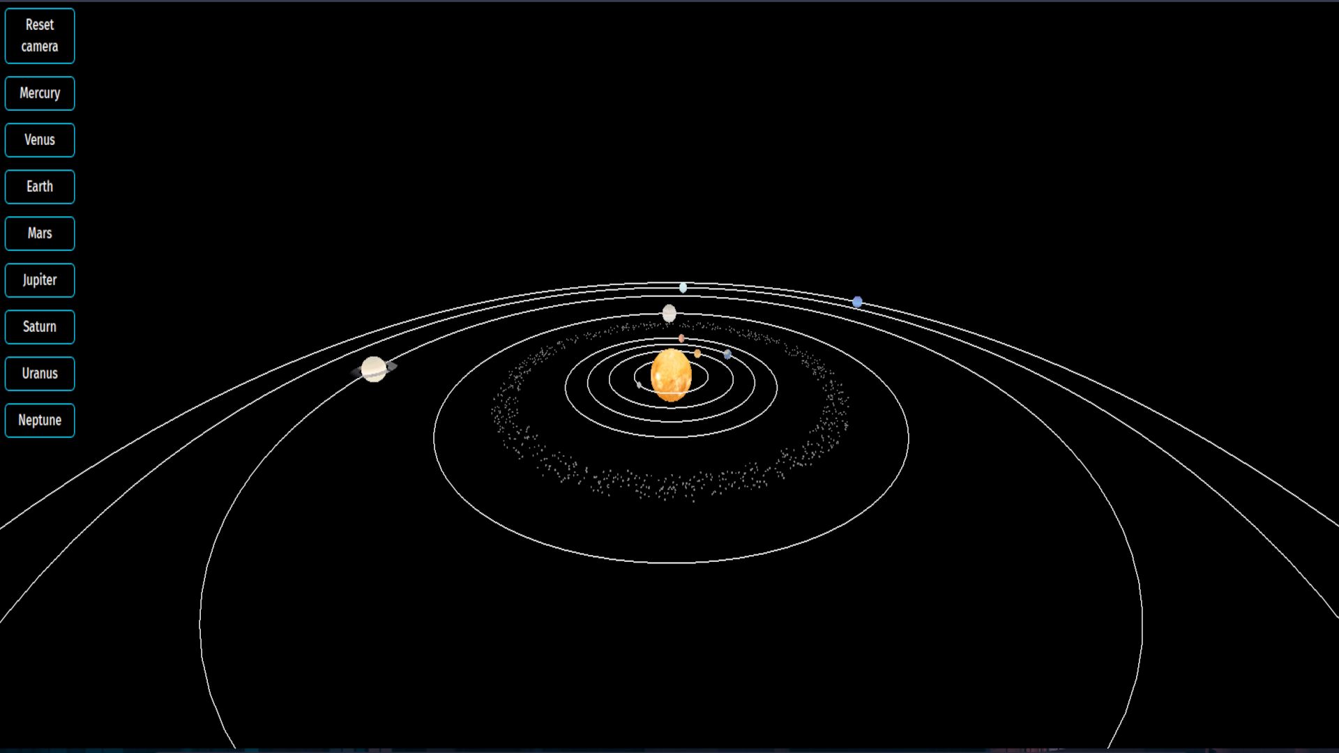 3D Model of our Solar System